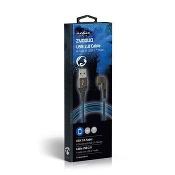 USB 2.0 Kabel A Stecker auf Typ C™ Stecker 180 Stecker für Gaming - Nedis