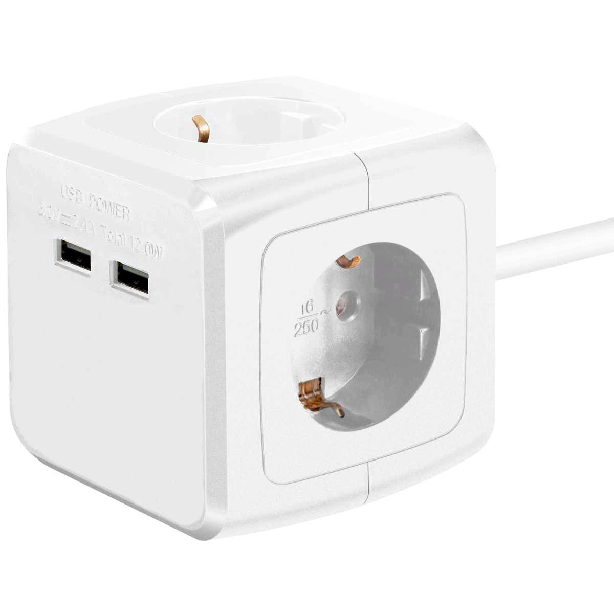 Steckdose mit 2x USB
