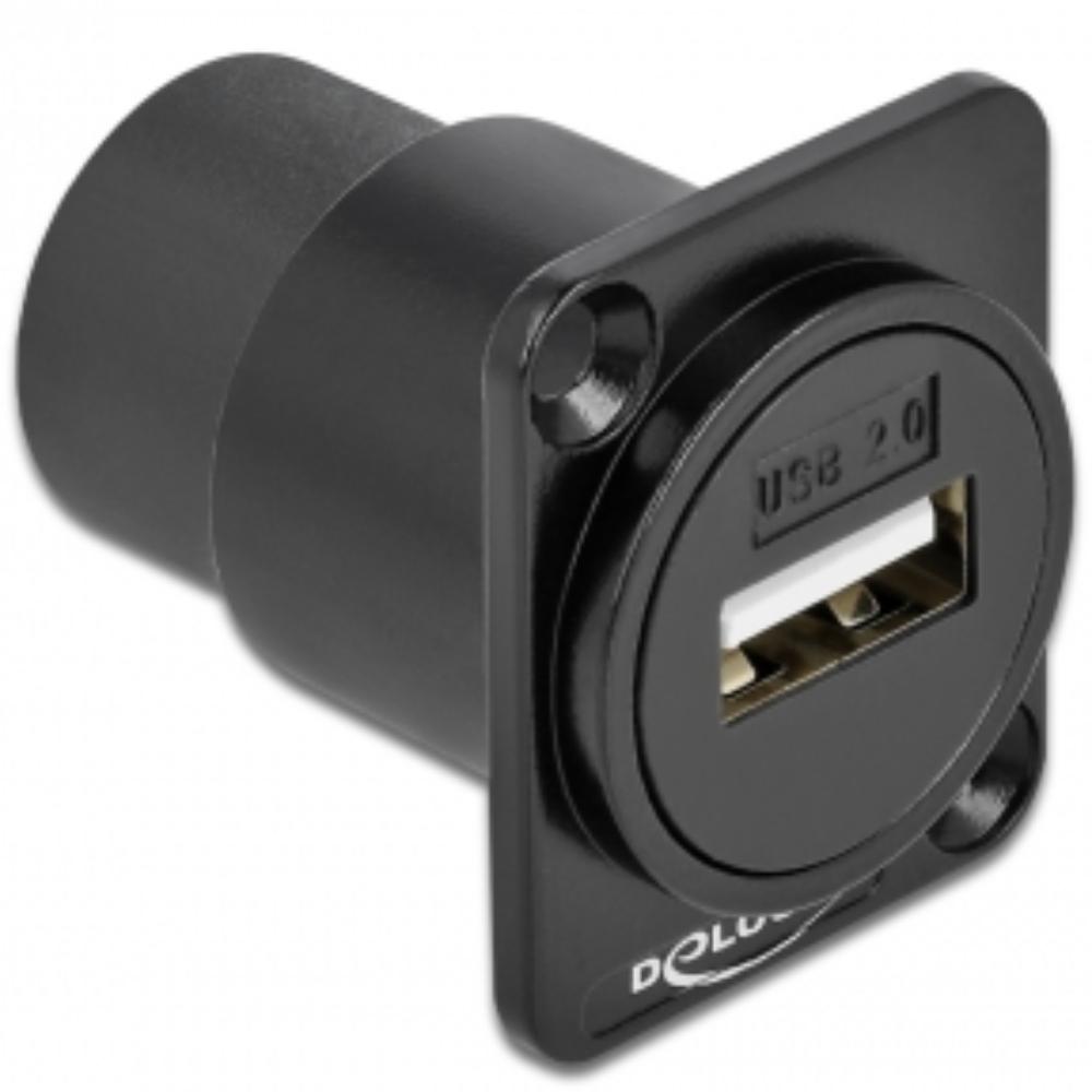 Delock D-Typ Modul USB 2.0 Typ-A Stecker auf Stecker