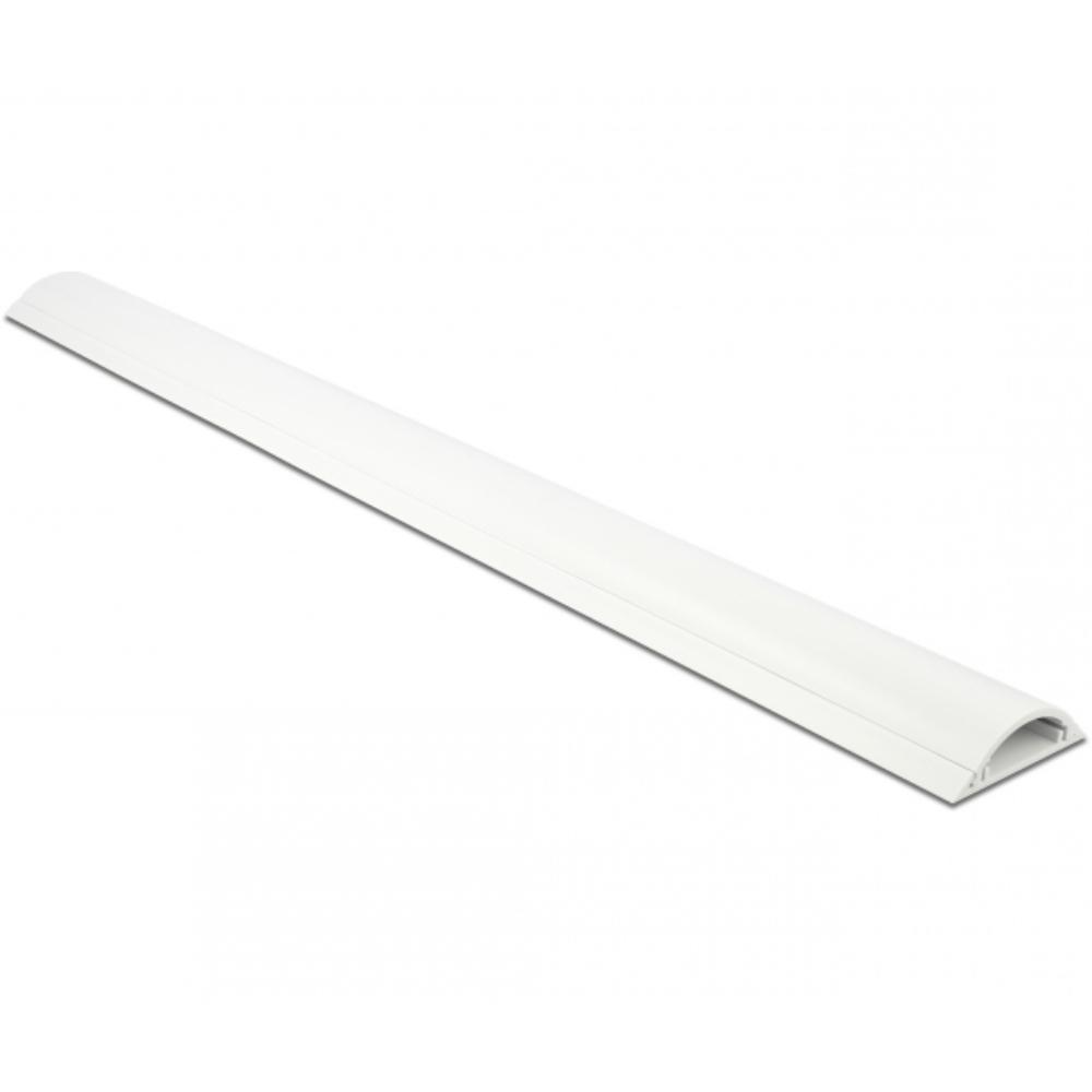Kabelkanal 50 x 12 mm – selbstklebend PVC – weiß wiederverwendbar