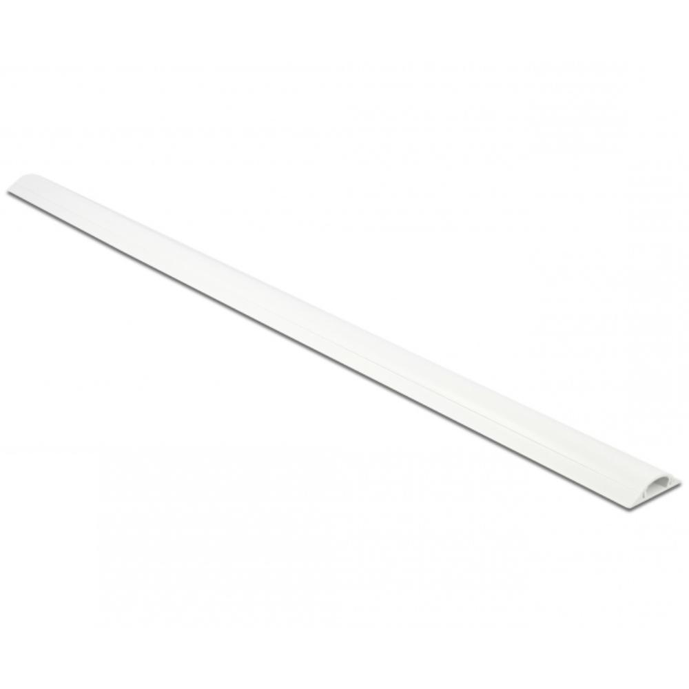 Delock Kabelrinne 30 x 8 mm - Länge 1 m weiß