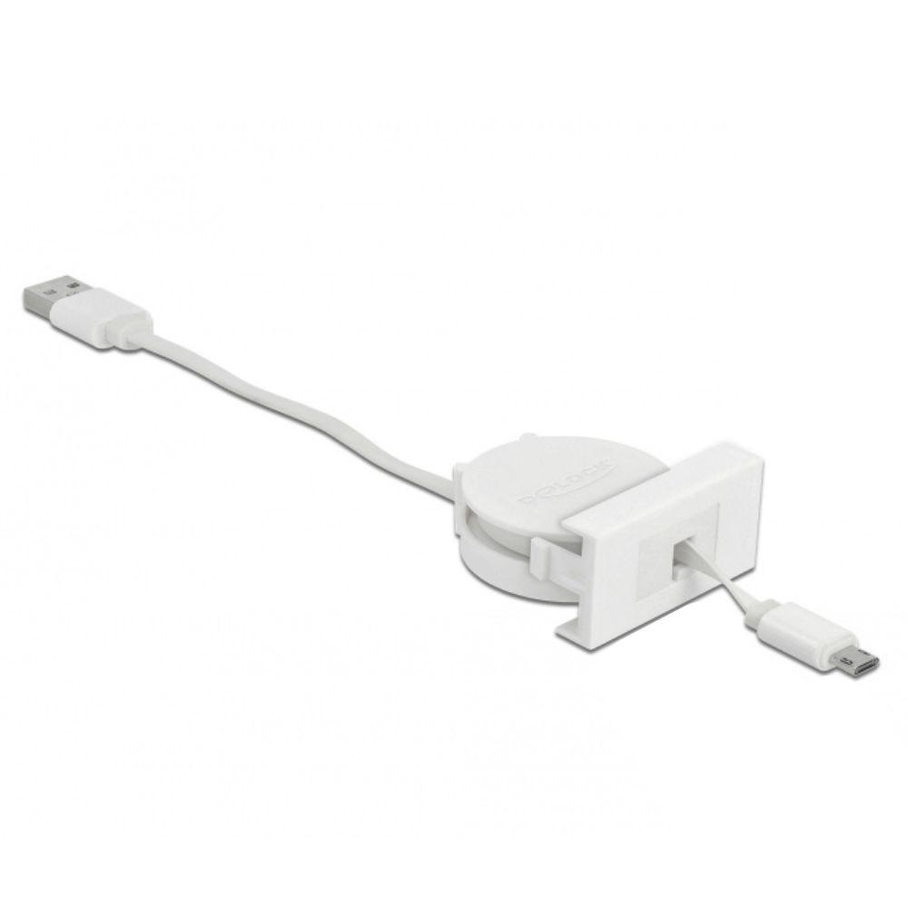 Delock Easy 45 Modul USB 2.0 Einsatzfähiges Kabel USB Typ-A auf EASY-U - Delock