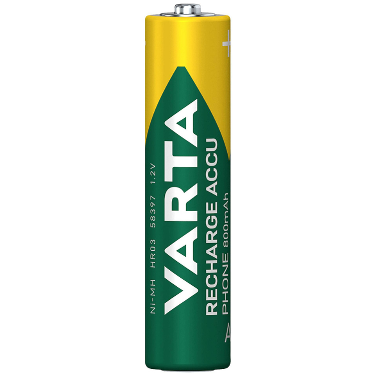 Varta Recharge Accu Telefon AAA 800mAh Blister 2