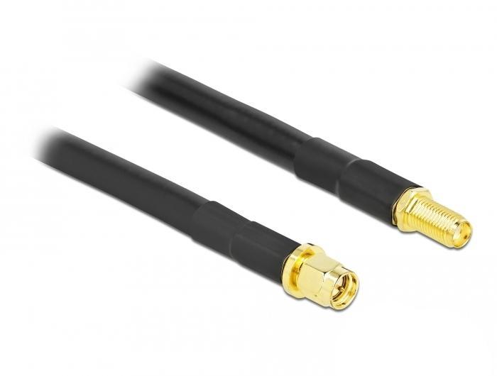 Delock Antennenkabel SMA Stecker auf SMA Buchse LMR/CFD300 0,9 m mit laa - Delock