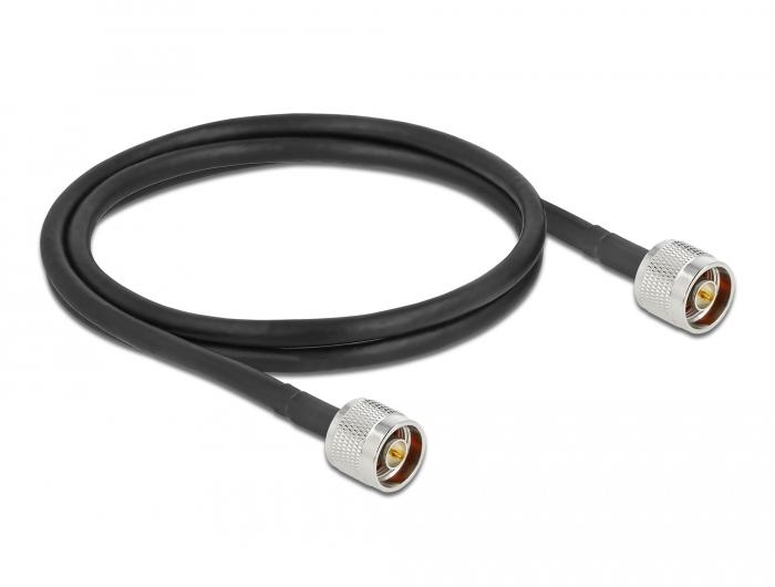 Delock Antennenkabel N-Stecker auf N-Stecker LMR/CFD300 1 m mit geringem Verlust - Delock