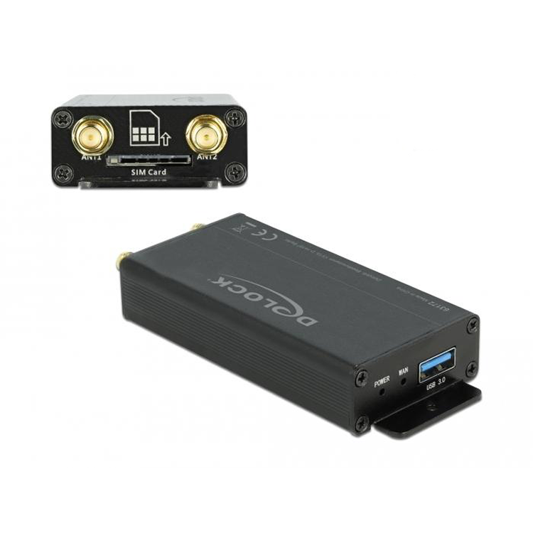 Delock USB 3.0 Konverter für M.2 Key B Modul mit SIM-Slot und Gehäuse - Delock