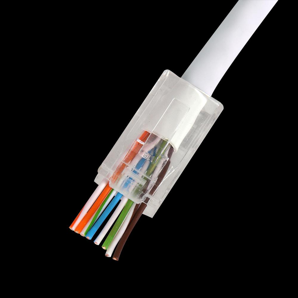 Hirschmann QUICK CONNECT CAT6 UTP RJ45 Datenstecker QCRJ45 (100 Stück) - Hirschmann