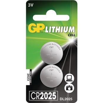 GP Lithium CR2025 Blister 2 - GP