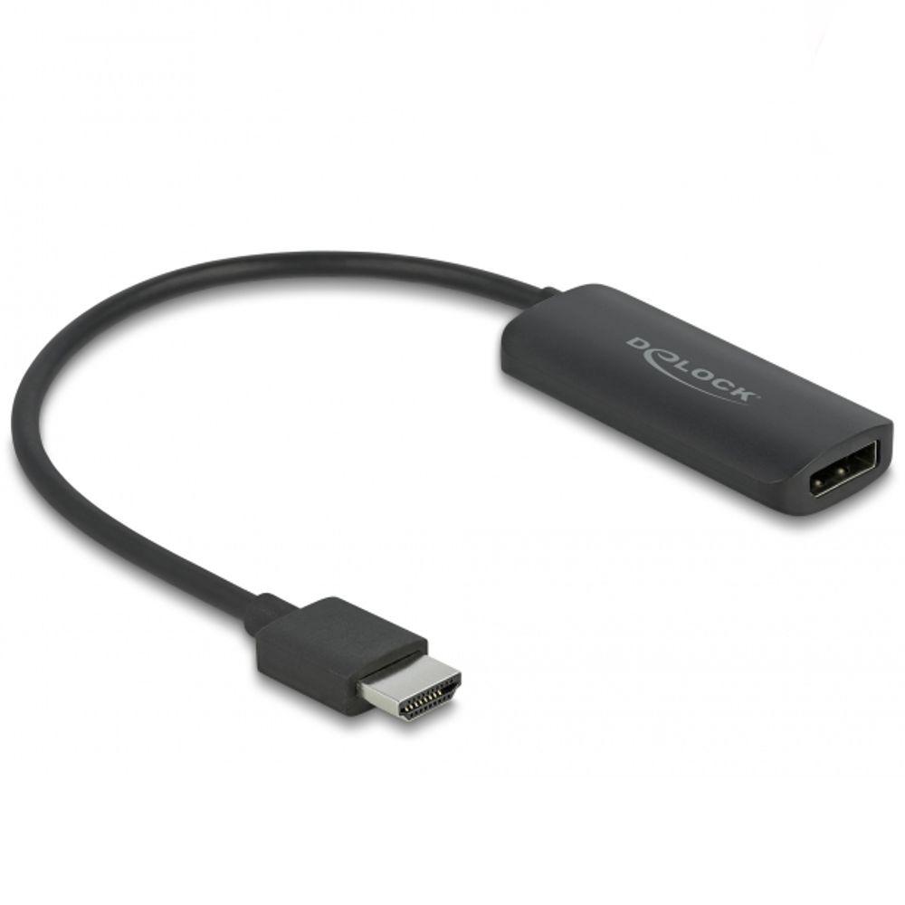 Delock Adapter HDMI-A Stecker auf DisplayPort Buchse 4K 60 Hz - Delock