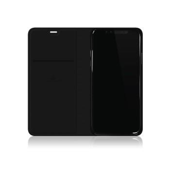 Booklet Material Pure für Apple iPhone X, Zwart - Black Rock