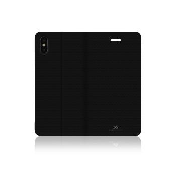Booklet Material Pure für Apple iPhone X, Zwart - Black Rock