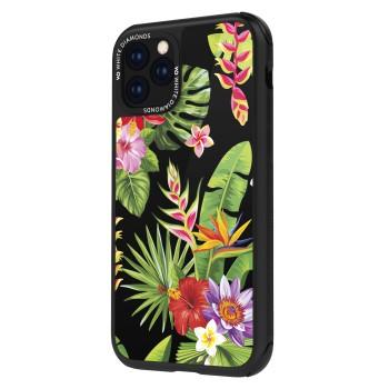 Hülle Dschungel Blumen Mix iPhone 11 Pro - White Diamonds