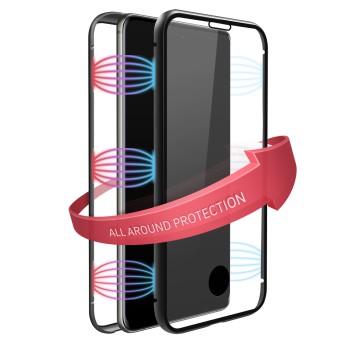 Abdeckung 360 Glas für Samsung Galaxy S20, schwarz - Black Rock