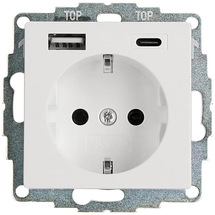 Unterputz Steckdose - 2USB