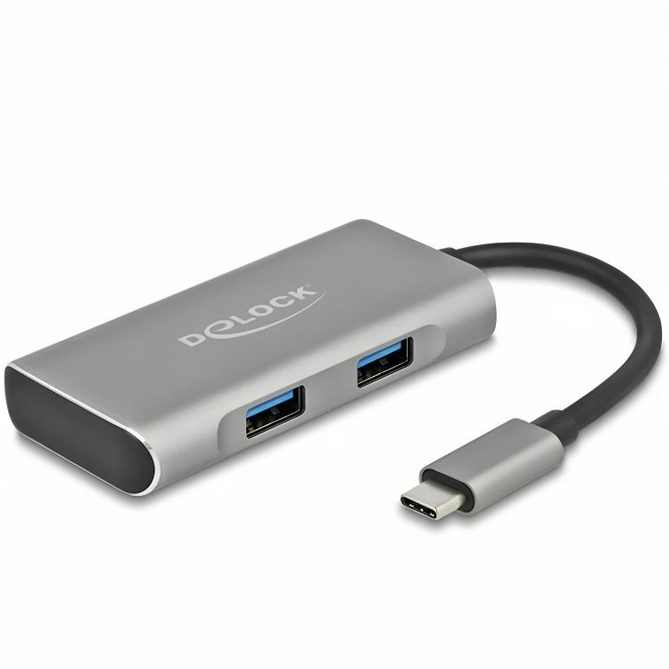 USB C Hub mit 3× USB A und 1× USB C Port
