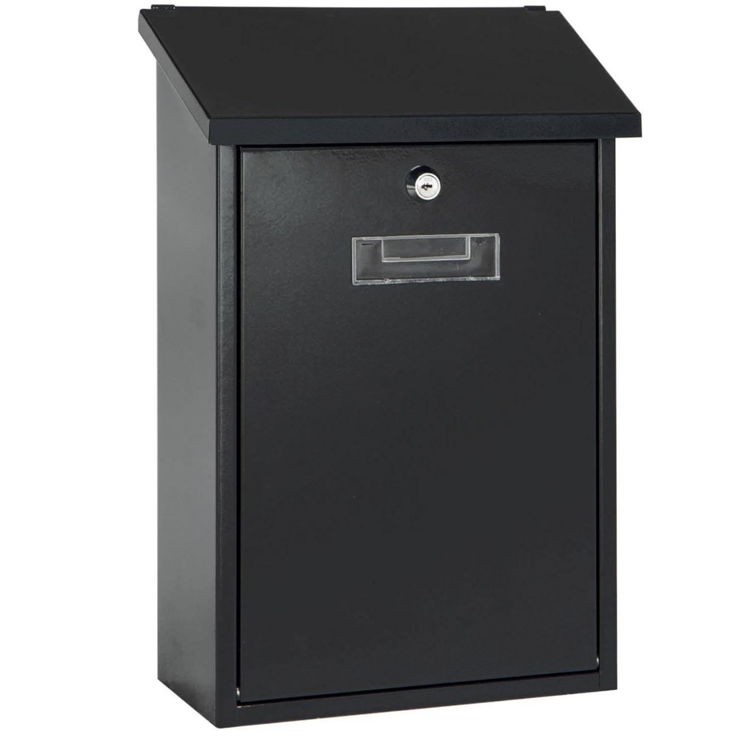 Briefkasten Schwarz - 39,5 x 27 x 10 cm - Able & Borret