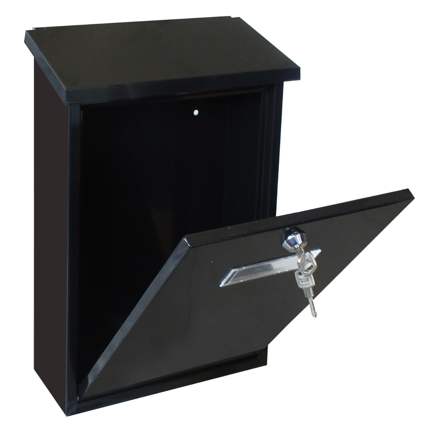 Briefkasten Schwarz - 39,5 x 27 x 10 cm - Able & Borret