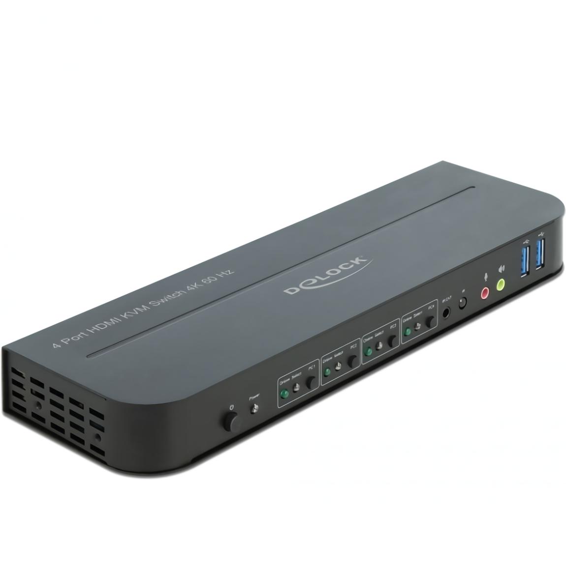 KVM Umschalter DisplayPort / HDMI / USB / Buchse - Delock