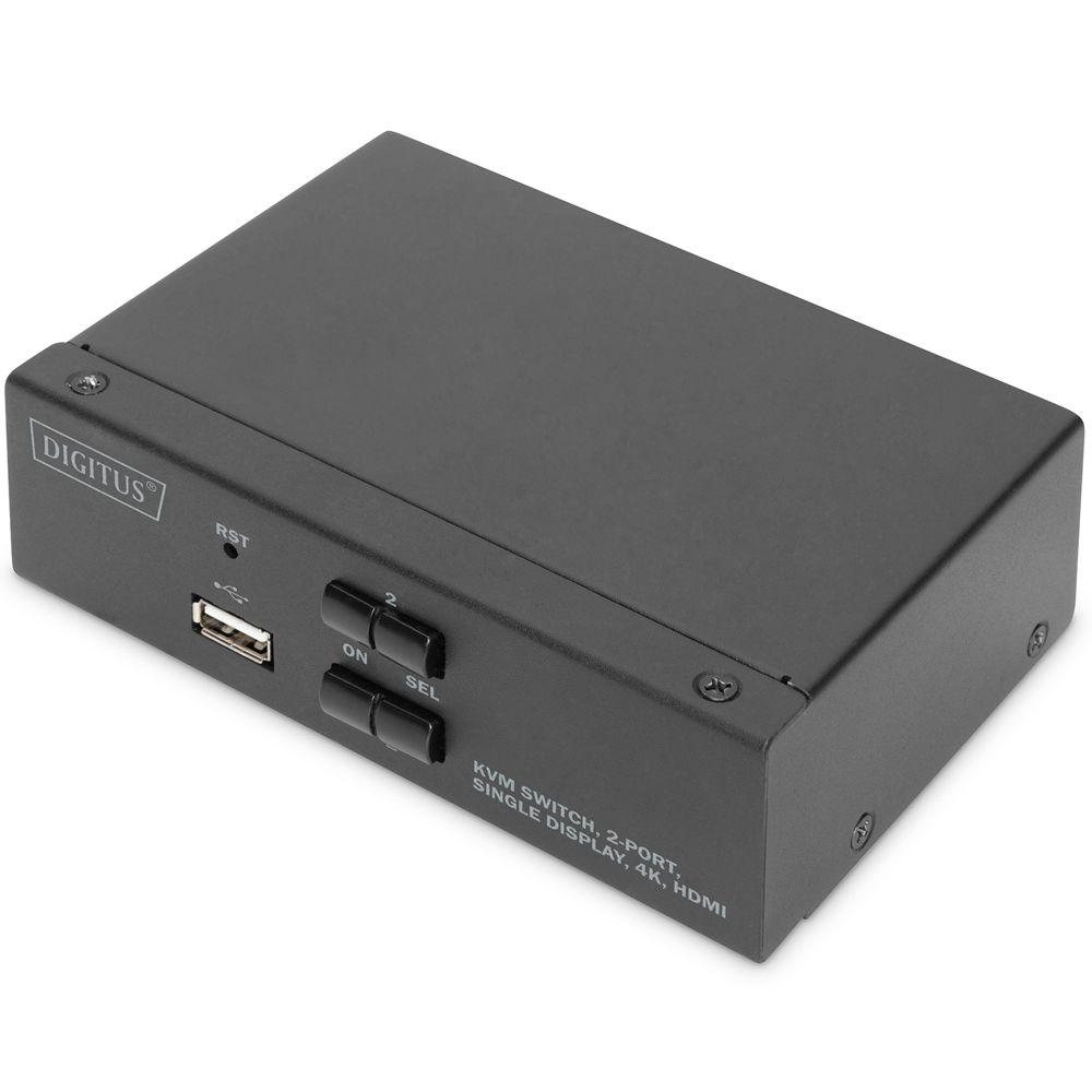Desktop HDMI KVM Umschalter Einzelansicht - Digitus