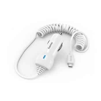Autoplader, micro USB, 1,2 A, mit - Hama