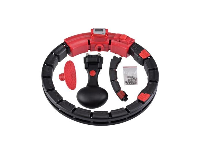 Verstellbarer Hula Hoop mit Tasche (Rot-Schwarz) - Kein Hersteller