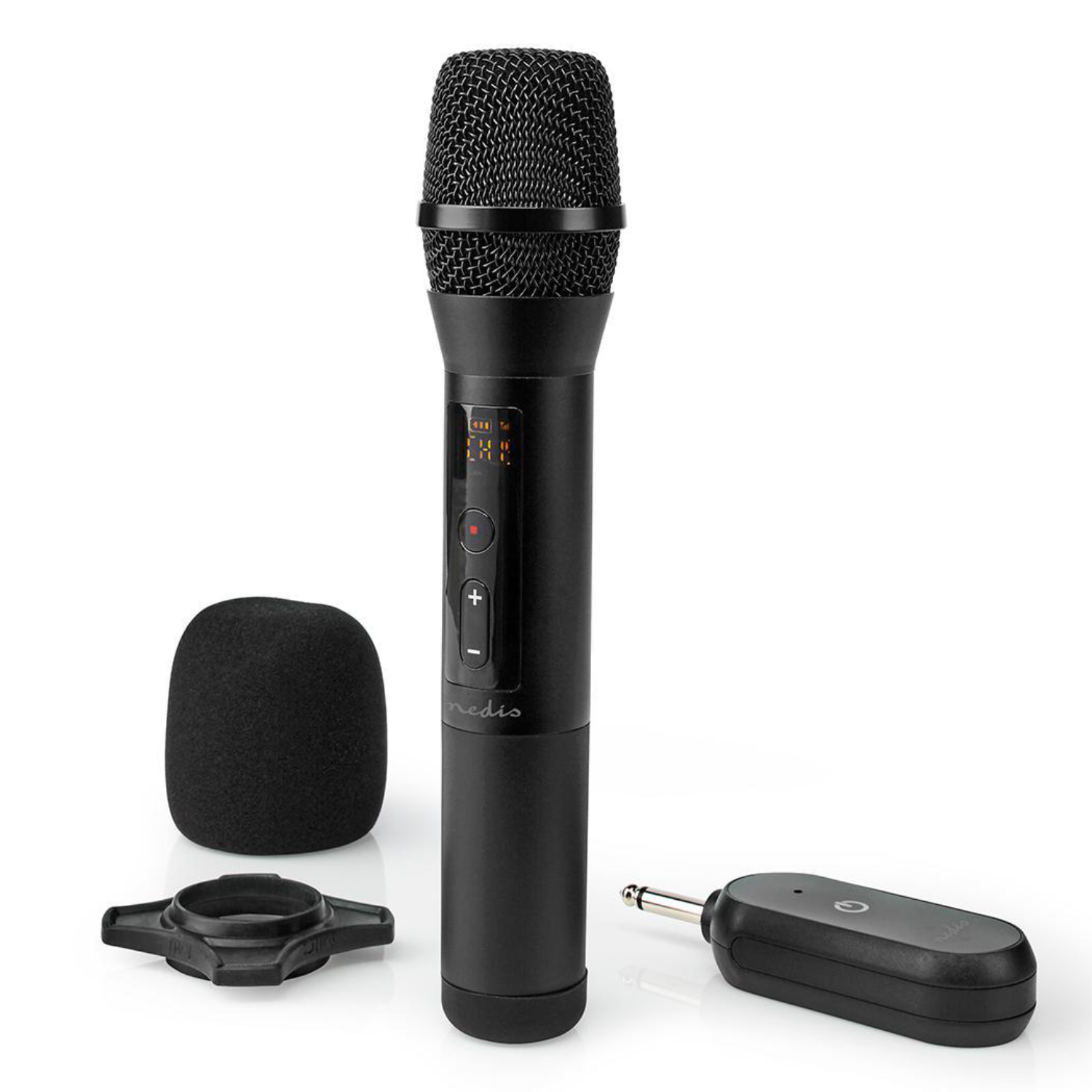 Drahtloses Mikrofon 20 Kanäle 1 Mikrofon 10 Stunden Betriebszeit - Nedis
