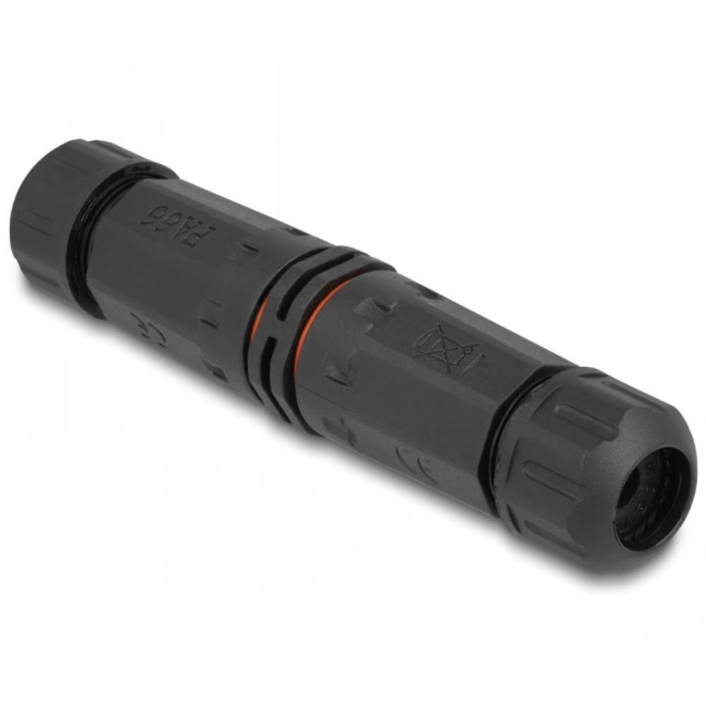 Delock Kabelstecker für den Außenbereich, 4-polig, IP68 wasserdicht, schraubbar - Delock