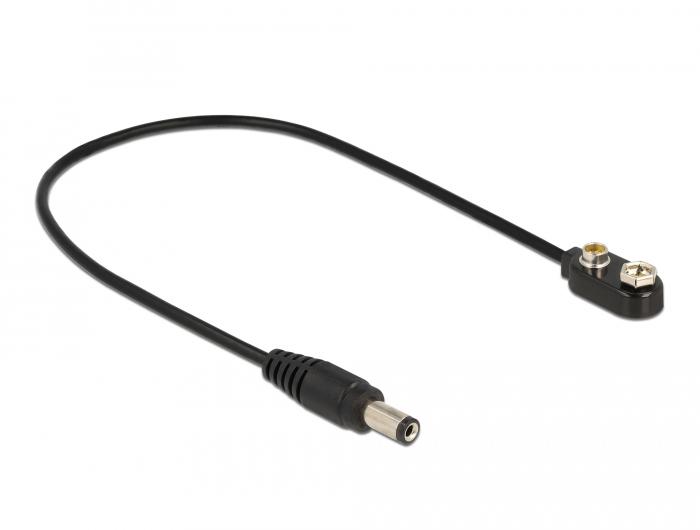 Delock DC-Kabel 5,5 x 2,1 mm Stecker auf Stecker für blo - Delock