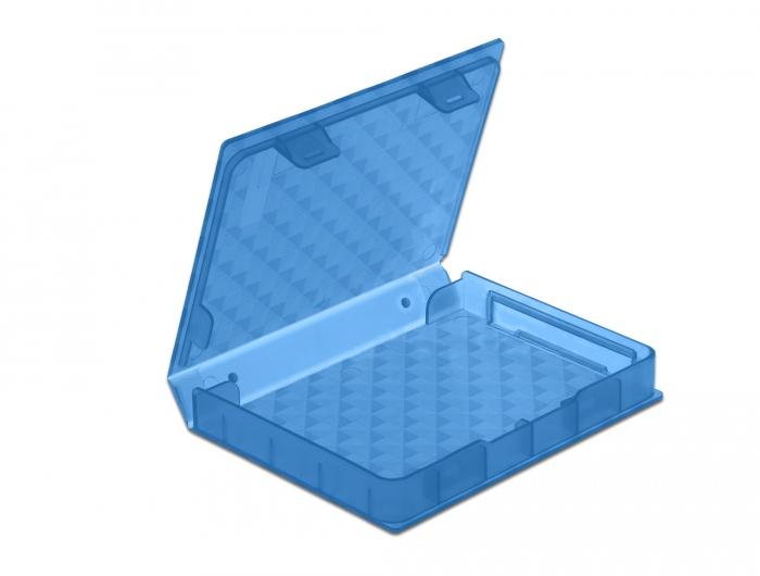 Delock Schutzbox für 2,5″ HDD / SSD blau - Delock