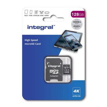 MicroSDXC / SD Speicherkarte 128 GB - Integral