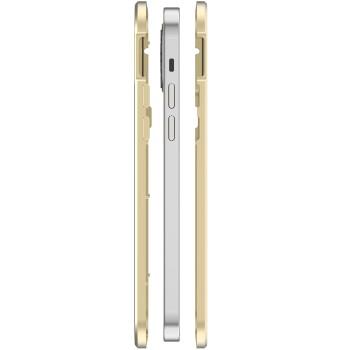 360 Glas Abdeckung für Apple iPhone 12/12 Pro, goud - White Diamonds