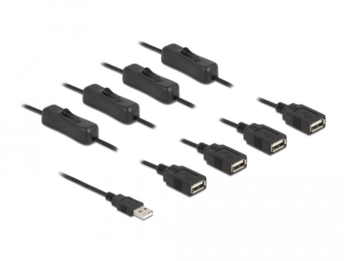 Kabel USB Typ-A Stecker USB Typ-A Buchse - Delock