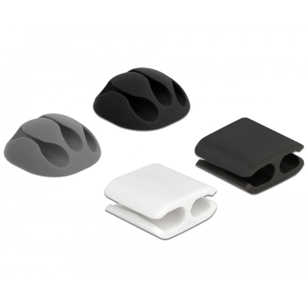 Kabelhalter und Kabelklemmen-Set - Delock
