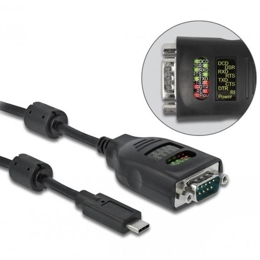 USB C naar RS232 kabel - Delock