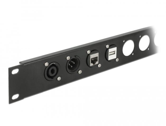 Delock D-Type-Modul HDMI-A-Buchse auf HDMI-A-Buchse mit Abdeckkappe IP67 - Delock