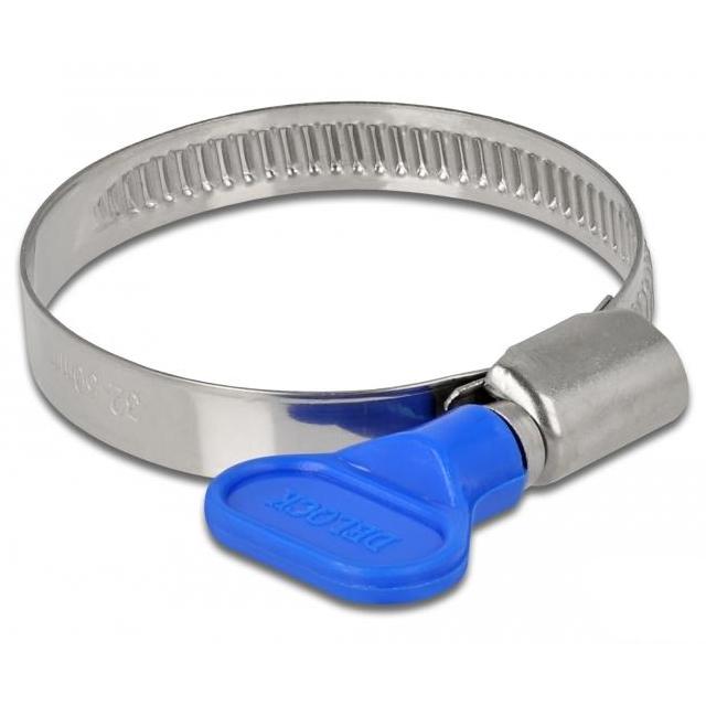 Delock Schlauchschelle mit Flügelmutter 32 - 50 mm 10 Stück - Delock