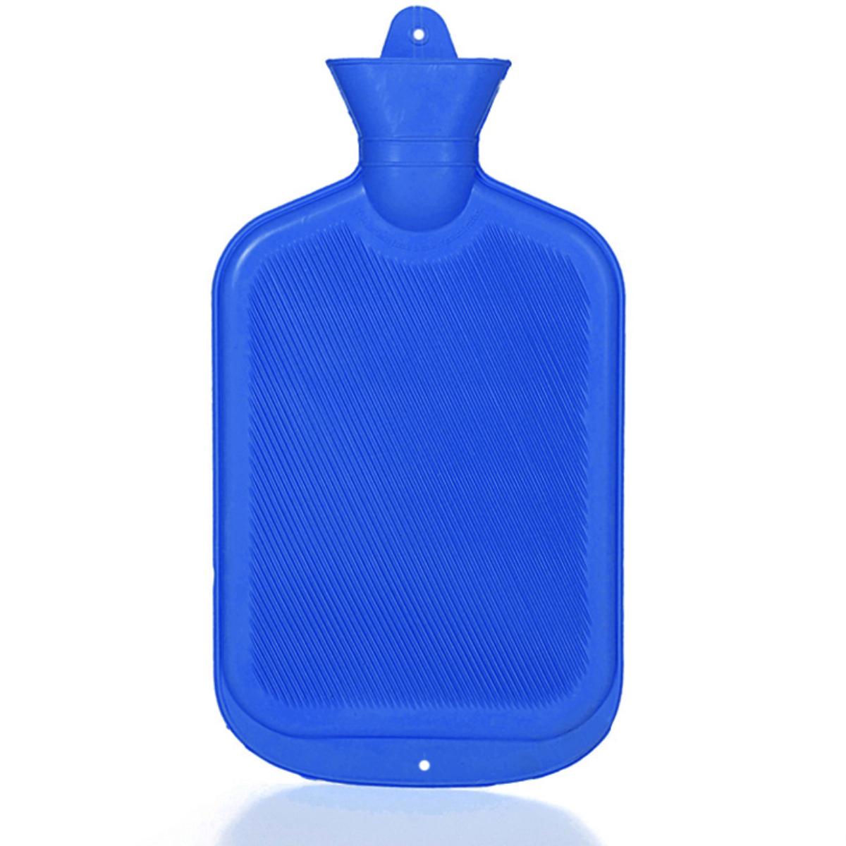 Gummi Wärmflasche blau