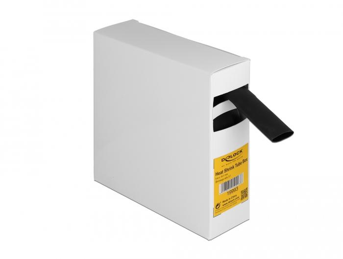 Delock-Schrumpfschlauchbox, mit Innenkleber, Schrumpfrate 3:1, 5 m x - Delock