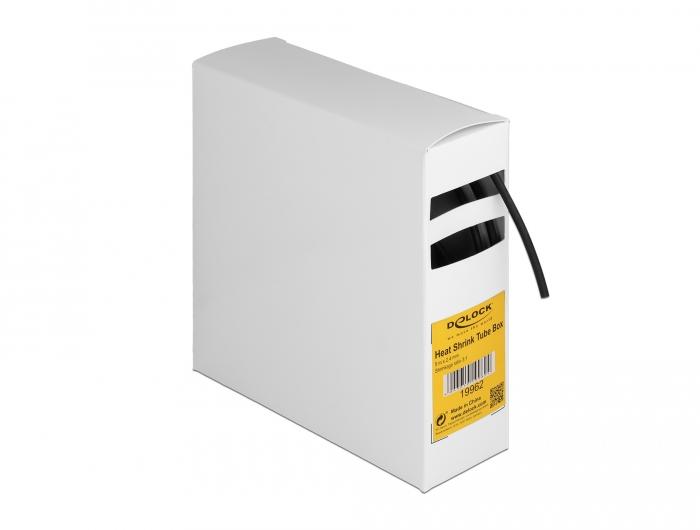Delock-Schrumpfschlauchbox, mit Innenkleber, Schrumpfrate 3:1, 5 m x