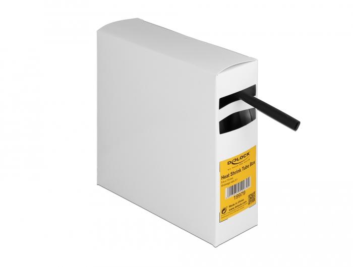 Delock-Schrumpfschlauchbox, mit Innenkleber, Schrumpfrate 3:1, 5 m x - Delock