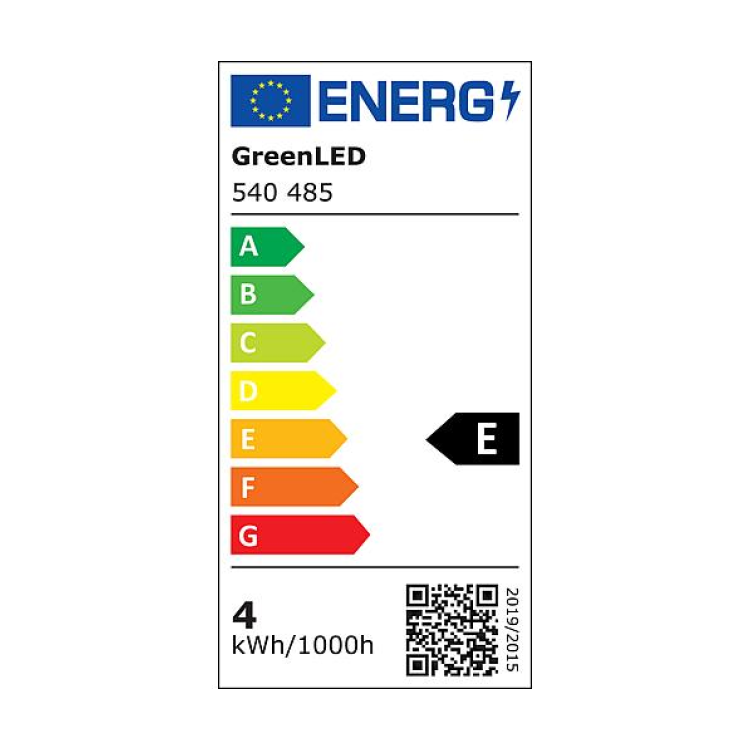 GrünLED Lampe G9 4.5W 475lm 2900K - GreenLED