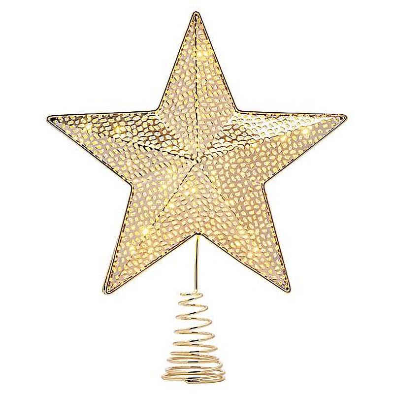 Weihnachtsstern - LED-Weihnachtsbeleuchtung - 23 Lichter - 25 cm - warmweiß - 2x AA