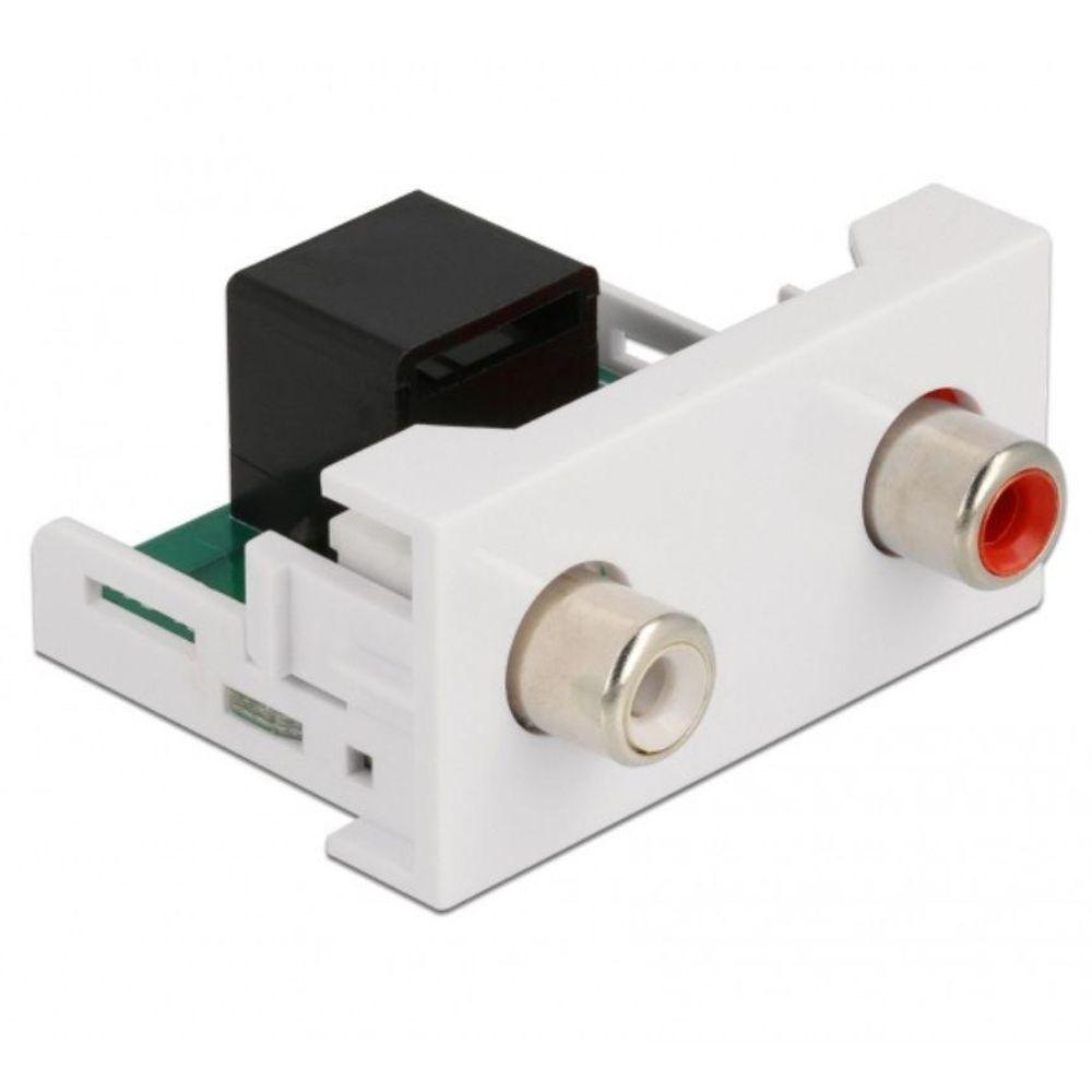 RCA zu RJ45 Modul - Delock