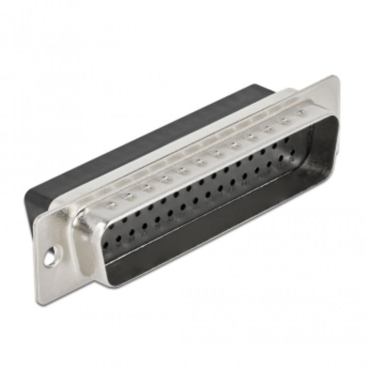 Delock D-Sub HD 50 Pin Crimp Stecker, Metall - Delock