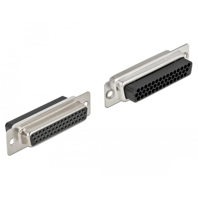 Delock D-Sub HD 44-polig Schrumpfschlauch, Metall, 2 Stück - Delock