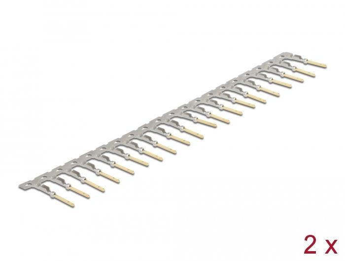 Delock Schrumpfkontakte für D-Sub HD Schrumpfstecker 40 Stk. - Delock