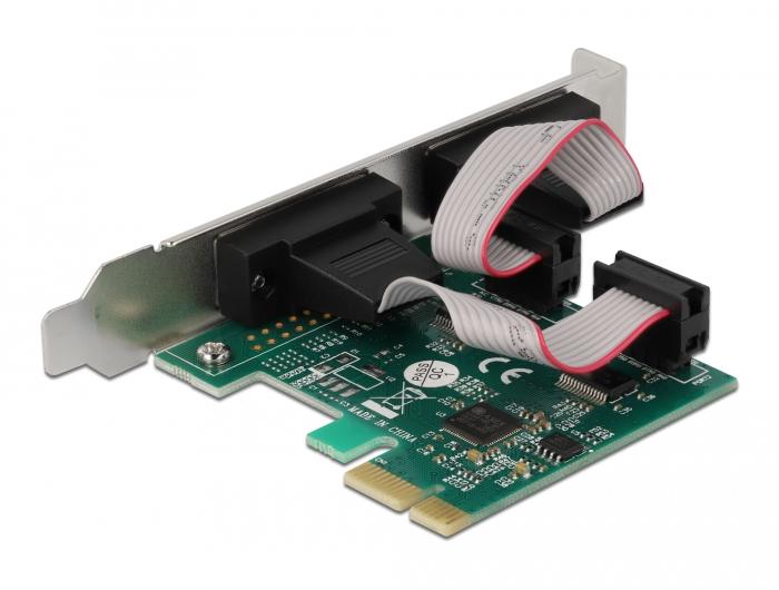Delock PCI Express Karte auf 2 x seriell RS-232 - Delock