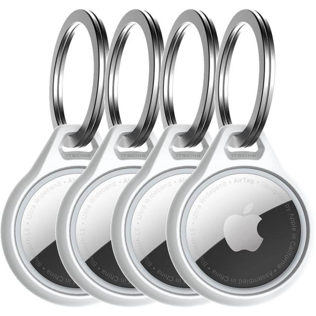 Apple AirTag Schlüsselanhänger-Set - weiß - Itskins