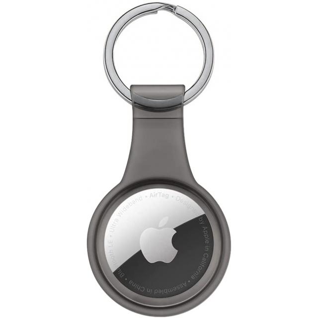 Apple AirTag Schlüsselanhänger - transparent schwarz