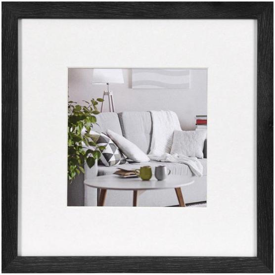 Bilderrahmen Modern - 30x30cm - Schwarz